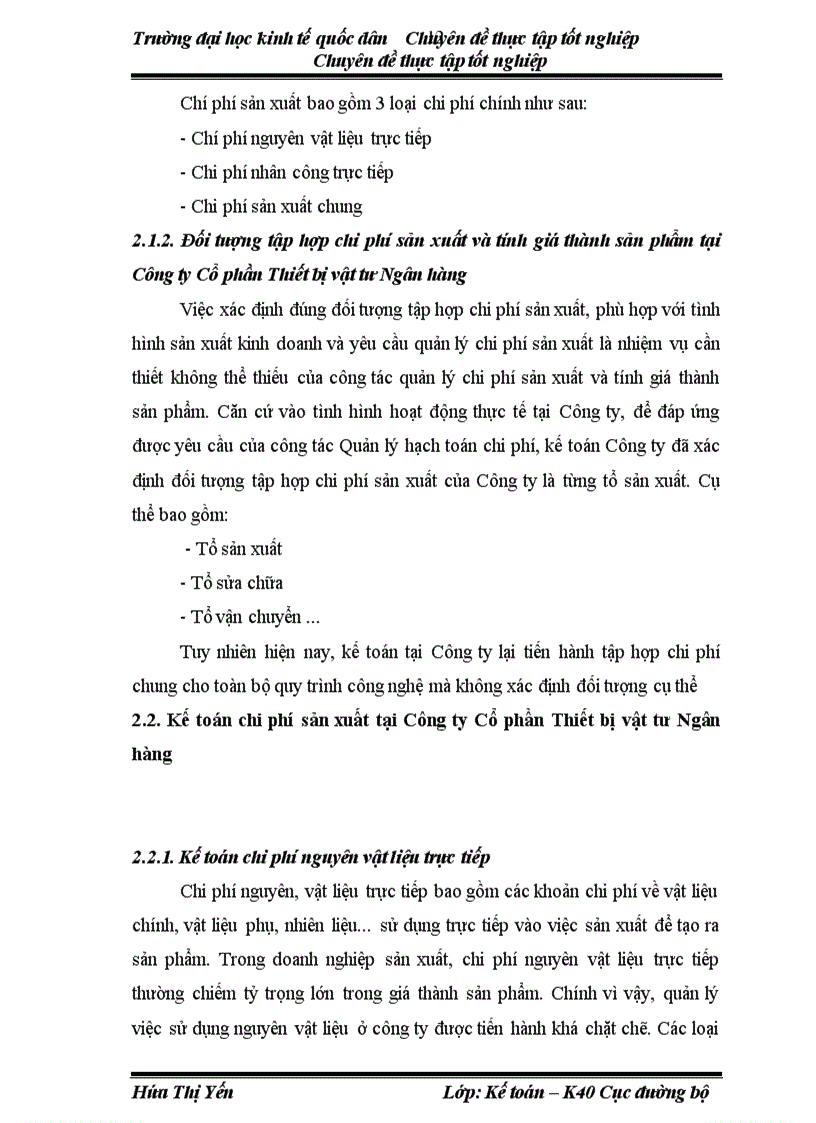 image for page Hoàn thiện kế toán tập hợp chi phí sản xuất và tính giá thành sản phẩm tại công ty Cổ phần Thiết bị vật tư Ngân hàng 1