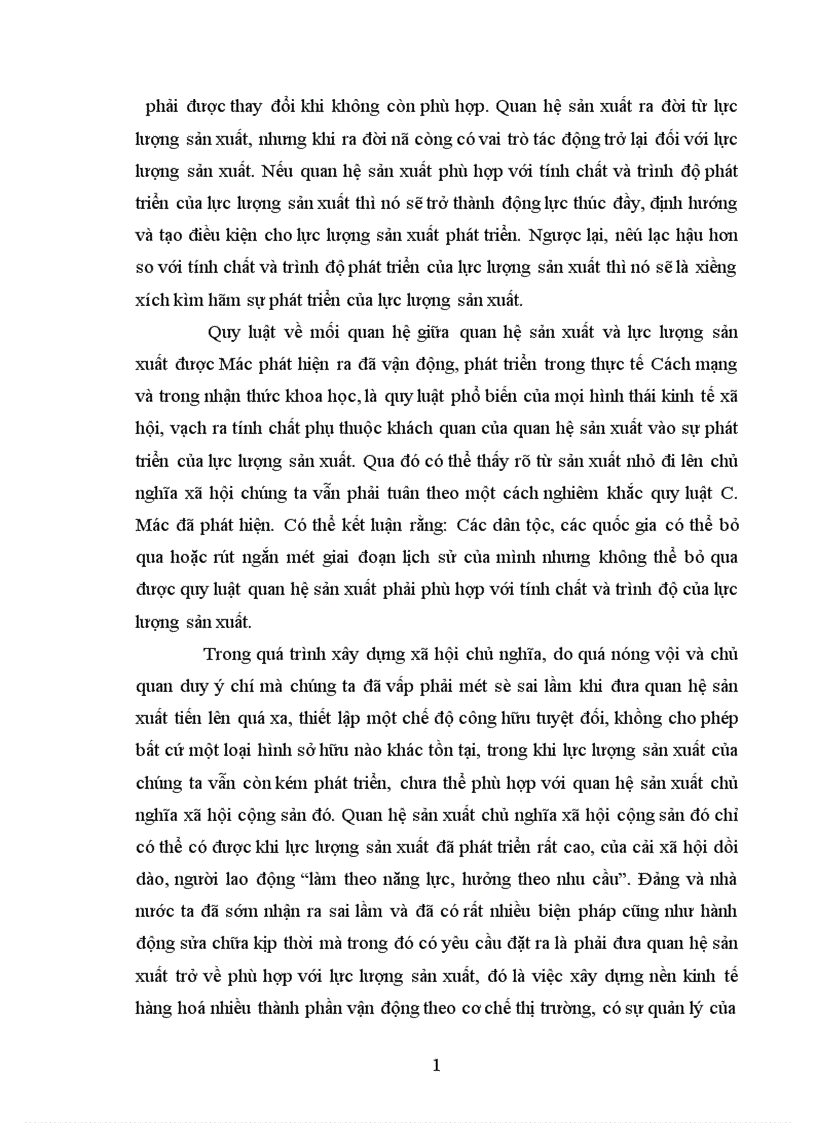 image for page Quy luật quan hệ sản xuất phù hợp với trình độ phát triển của lực lượng sản xuất và vận dụng trong sự nghiệp xây dựng chủ nghĩa xã hội ở Việt Nam