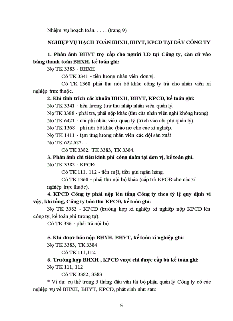 image for page Hạch toán tiền lương và bảo hiểm 1
