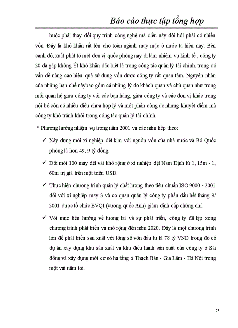 image for page Báo cáo thực tập tổng hợp của Công ty 20