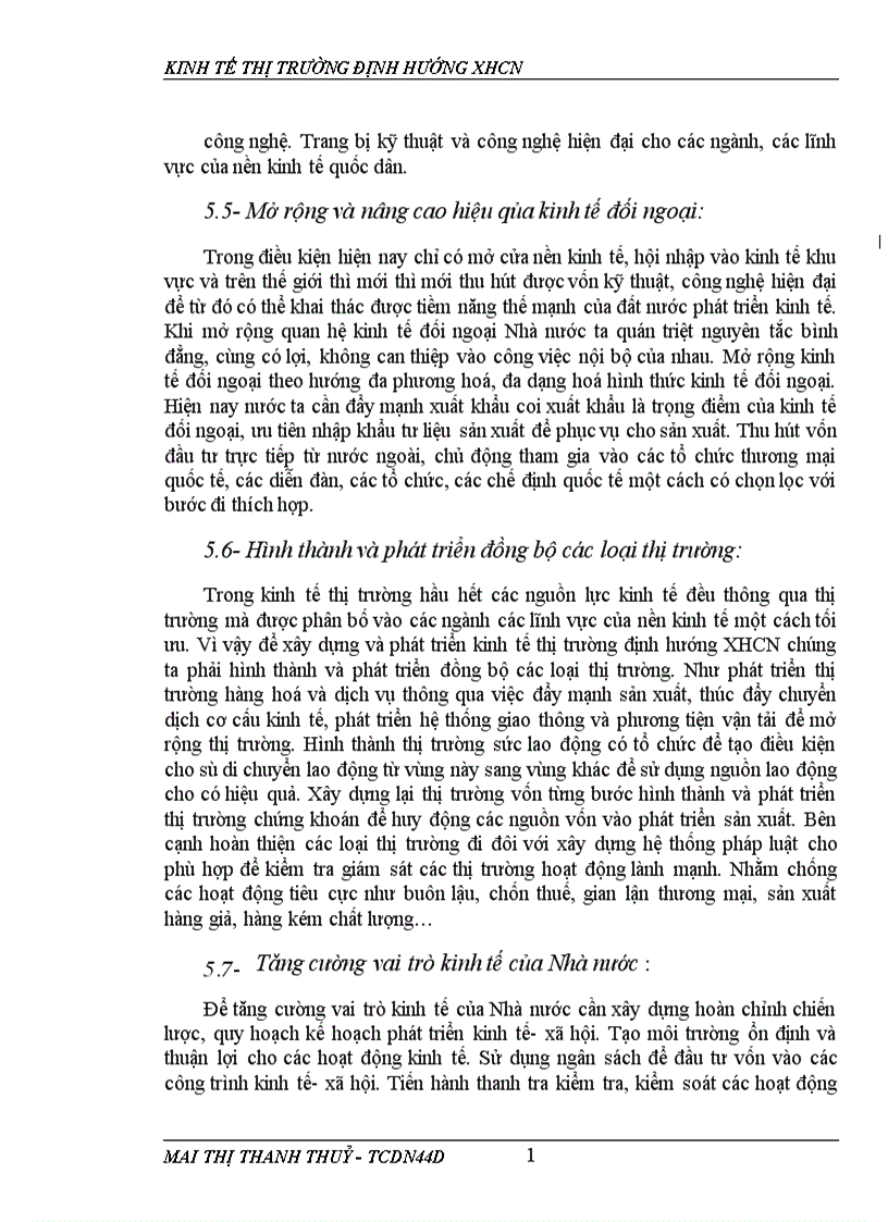 image for page Sự hình thành và phát triển nền kinh tế thị trường định hướng XHCN ở Việt Nam 1