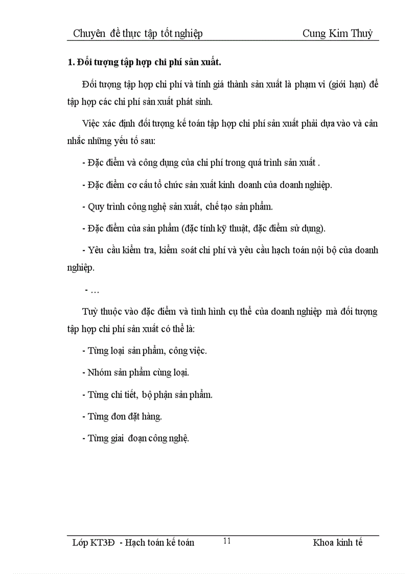 image for page Tổ chức công tác hạch toán chi phí sản xuất và tính giá thành sản phẩm 1