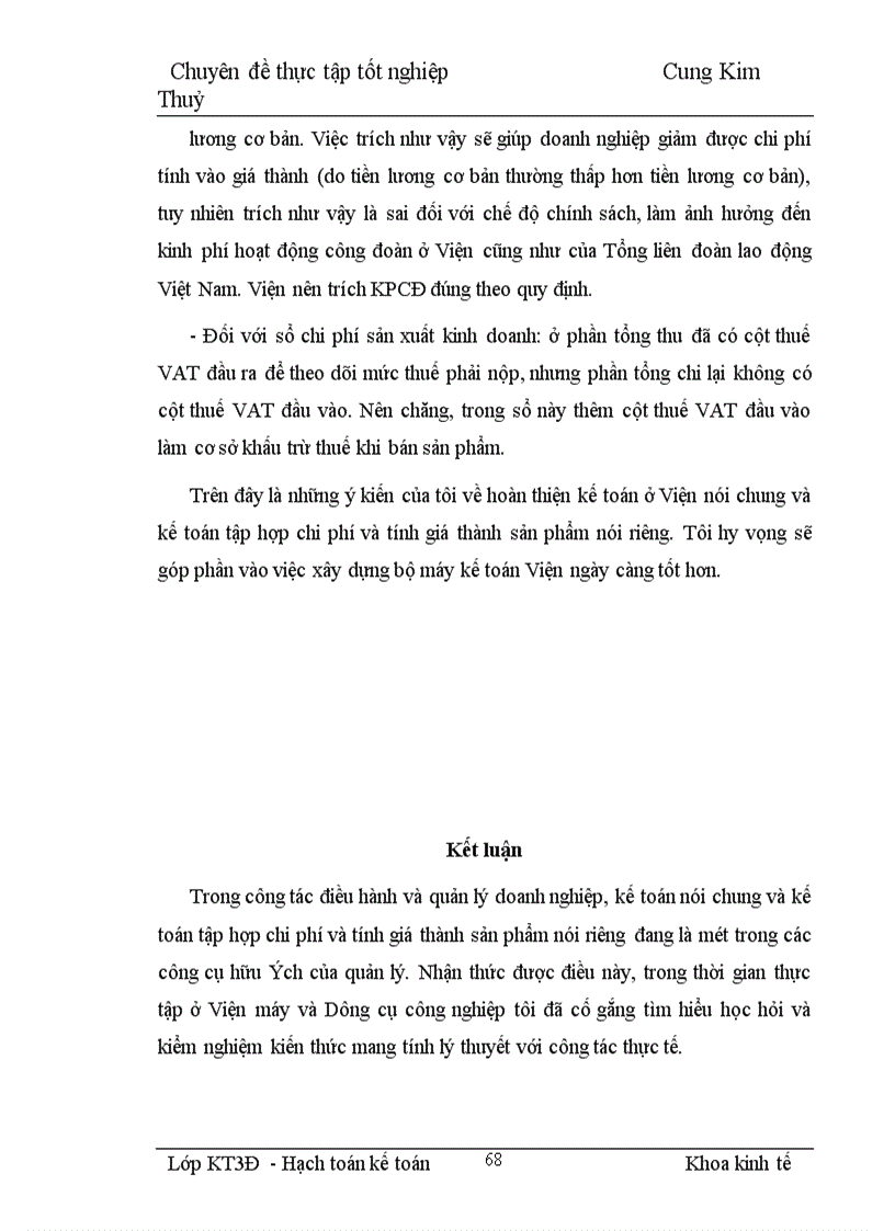 image for page Tổ chức công tác hạch toán chi phí sản xuất và tính giá thành sản phẩm 1