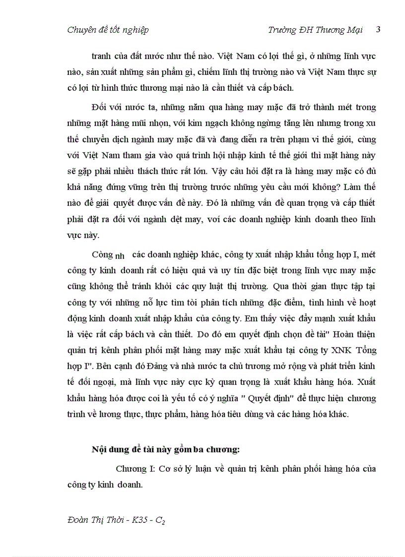 image for page Hoàn thiện quản trị kênh phân phối mặt hàng may mặc xuất khẩu tại công ty XNK Tổng hợp I 1