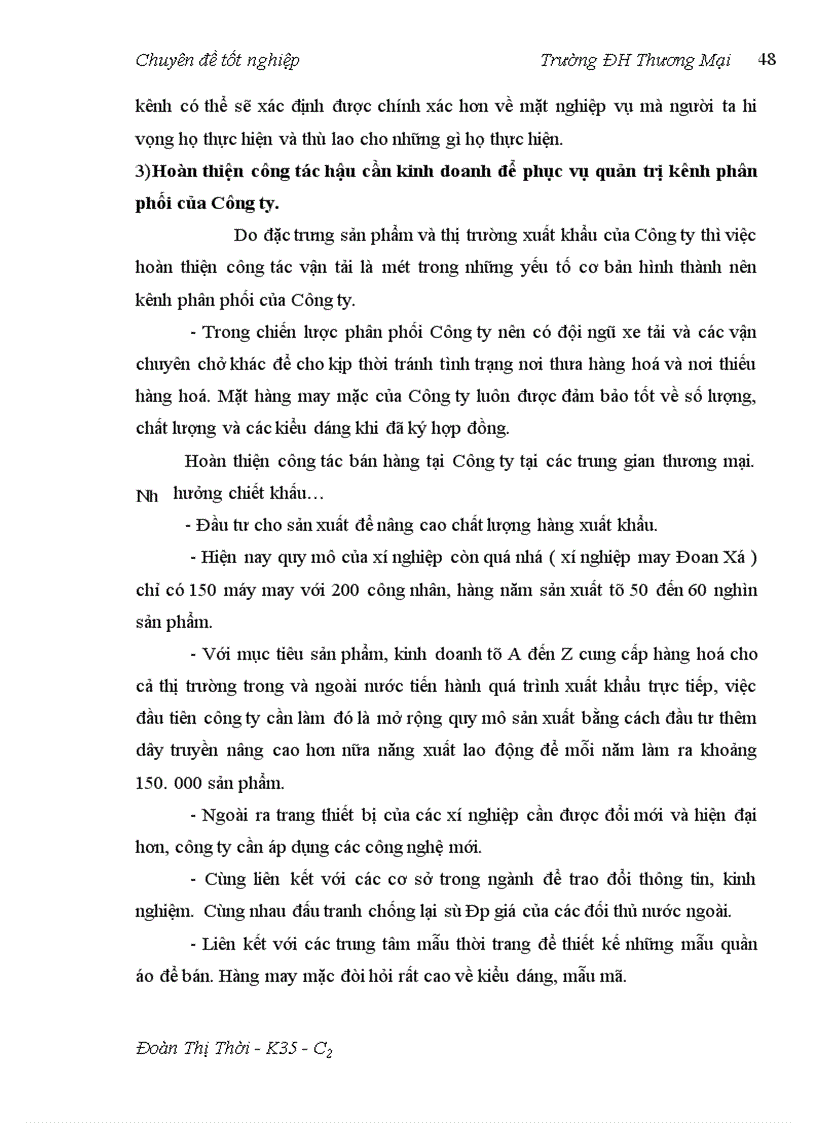 image for page Hoàn thiện quản trị kênh phân phối mặt hàng may mặc xuất khẩu tại công ty XNK Tổng hợp I 1
