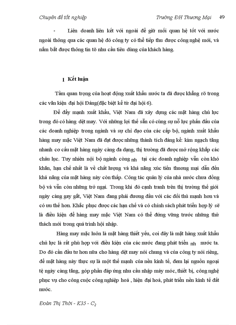 image for page Hoàn thiện quản trị kênh phân phối mặt hàng may mặc xuất khẩu tại công ty XNK Tổng hợp I 1