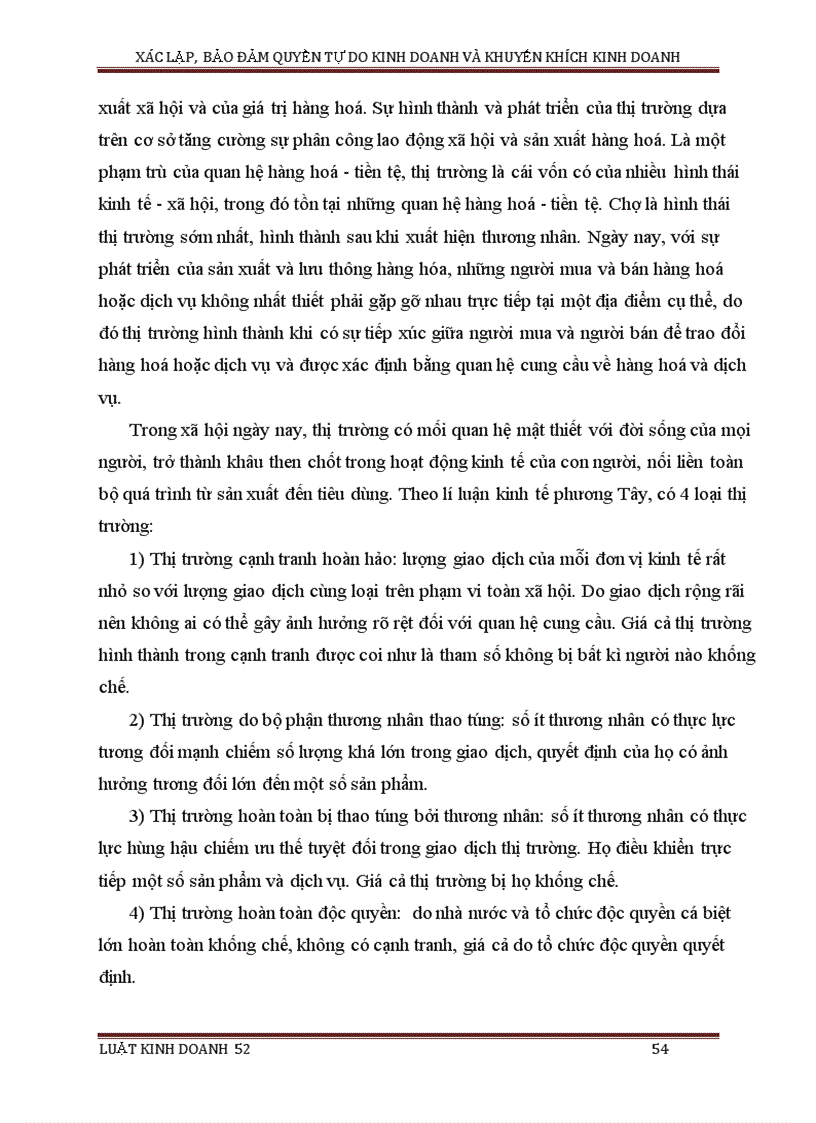 image for page Xác lập bảo đảm quyền tự do kinh doanh và khuyến khích kinh doanh