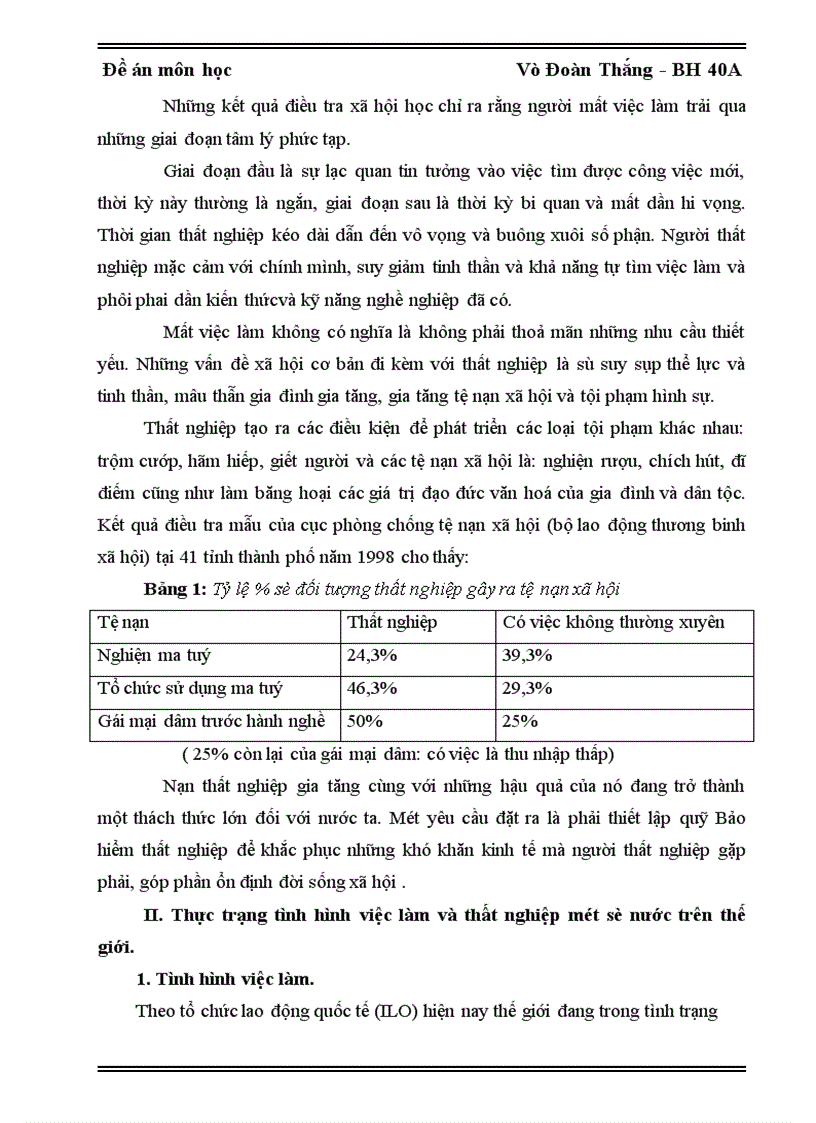image for page Thực trạng thất nghiệp ở Việt Nam và định hướng triển khai bảo hiểm thất nghiệp 1