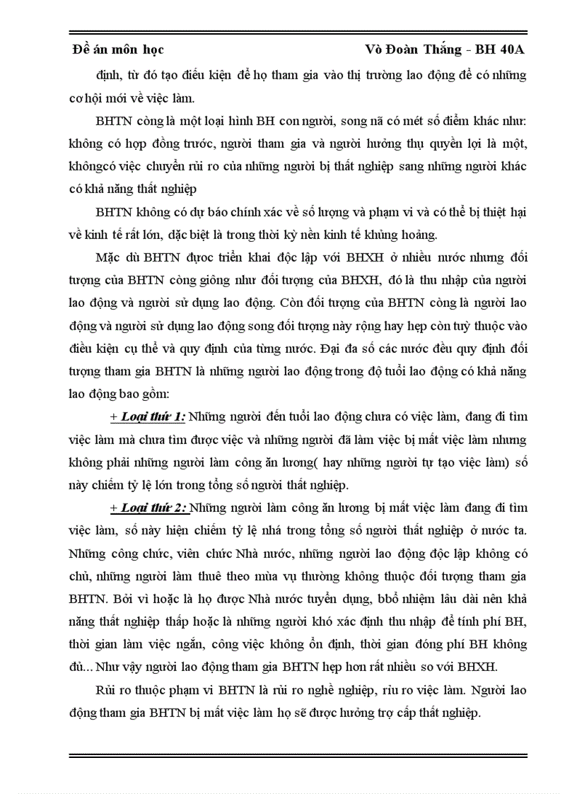 image for page Thực trạng thất nghiệp ở Việt Nam và định hướng triển khai bảo hiểm thất nghiệp 1