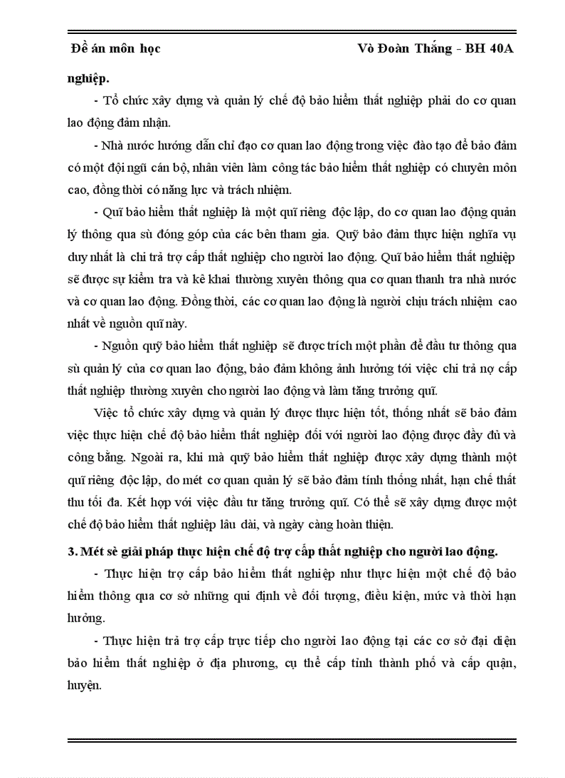 image for page Thực trạng thất nghiệp ở Việt Nam và định hướng triển khai bảo hiểm thất nghiệp 1