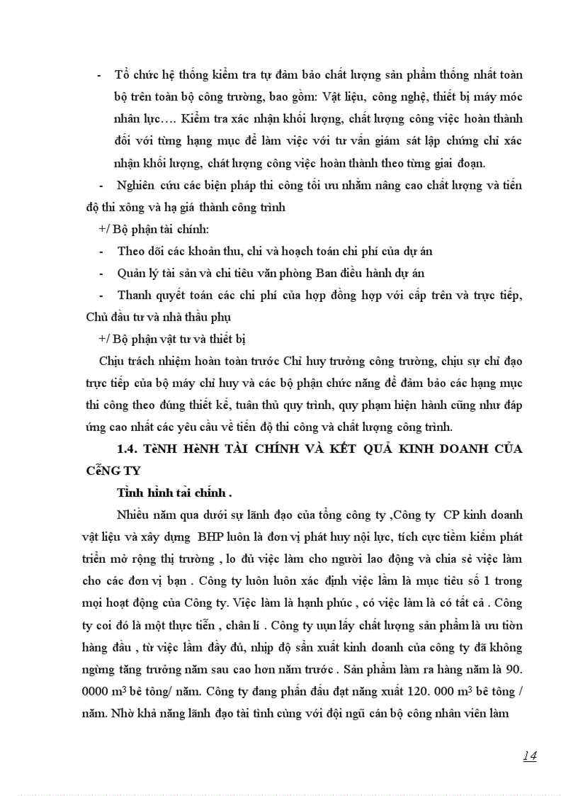 image for page Hoàn Thành công tác kế toán tập hợp chi phí và tính giá thành sản phẩm xây lắp tại Công ty Cổ phần Kinh doanh Vật liệu và Xây dựng BHP 1