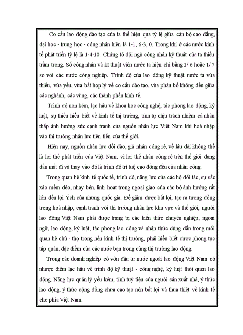 image for page Thực trạng và giải pháp để nâng cao hiệu quả của đào tạo và sử dụng nguồn nhân lực phục vụ cho sự nghiệp công nghiệp hóa và hiện đại hóa ở Việt Nam