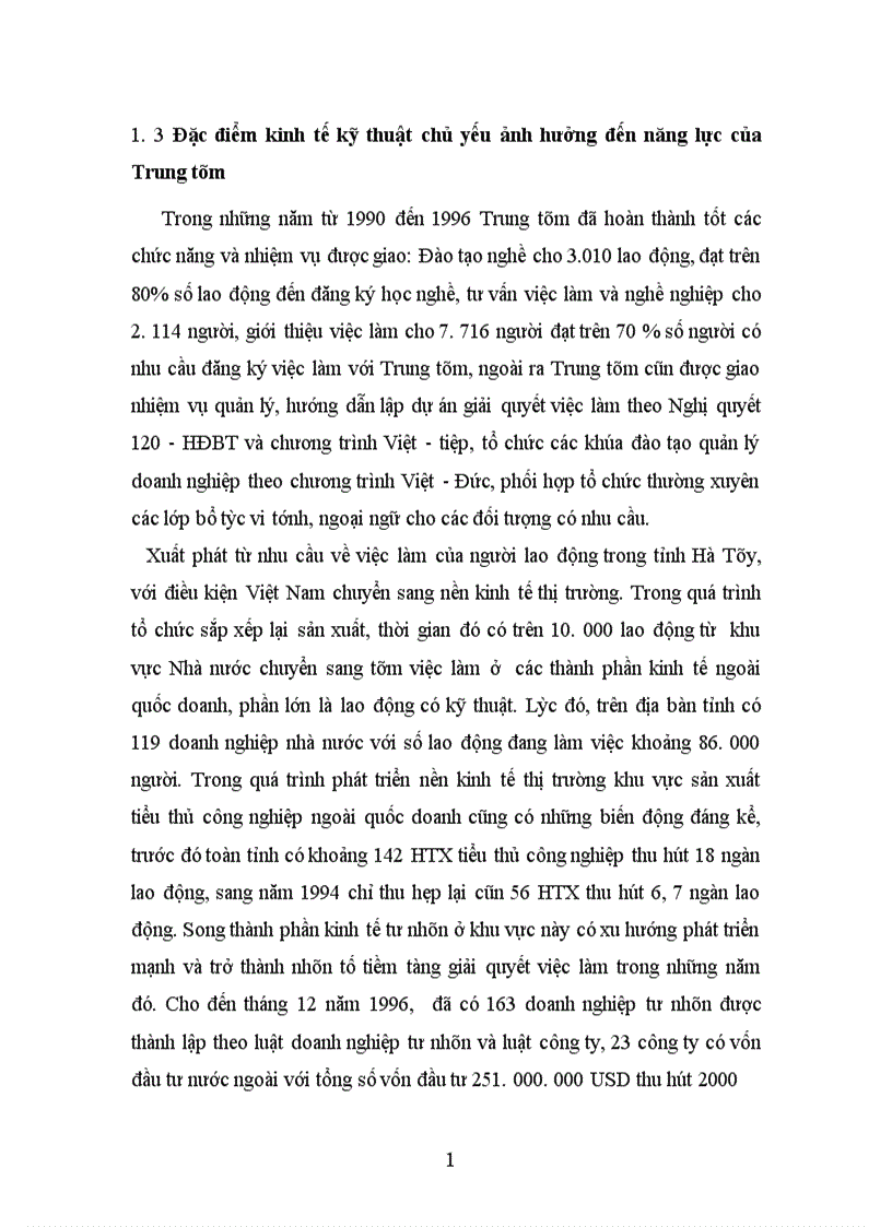 image for page Đánh giá và nâng cao năng lực của Trung tâm Giới thiệu việc làm tỉnh Hà Tây