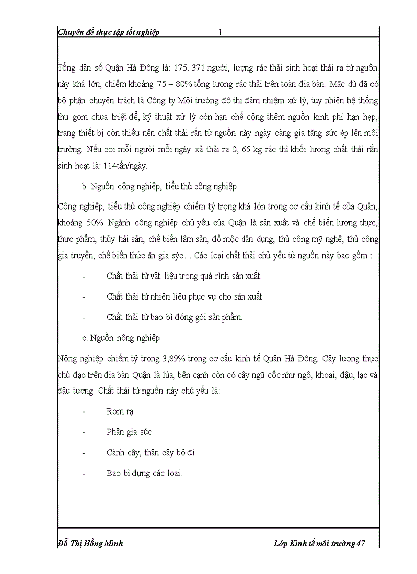 image for page Nghiên cứu đề xuất mô hình quản lý chất thải rắn tại Quận Hà Đông thành phố Hà Nội 1