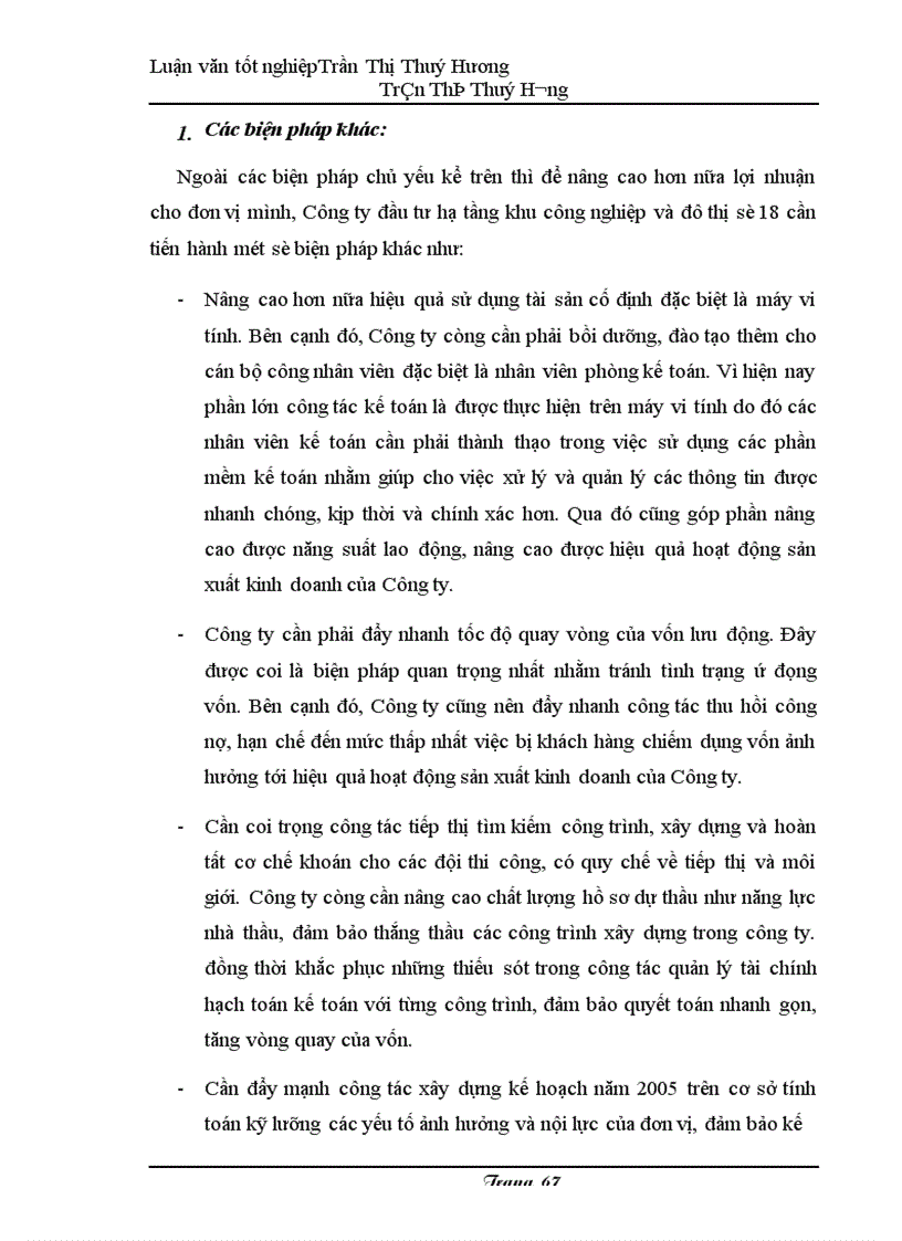 image for page một số giải pháp nâng cao lợi nhuận tại công ty đầu tư hạ tầng khu công nghiệp và đô thị số 18 1