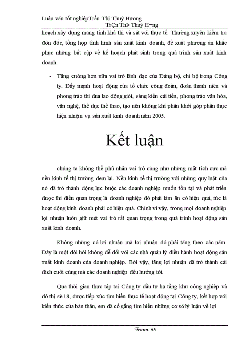 image for page một số giải pháp nâng cao lợi nhuận tại công ty đầu tư hạ tầng khu công nghiệp và đô thị số 18 1