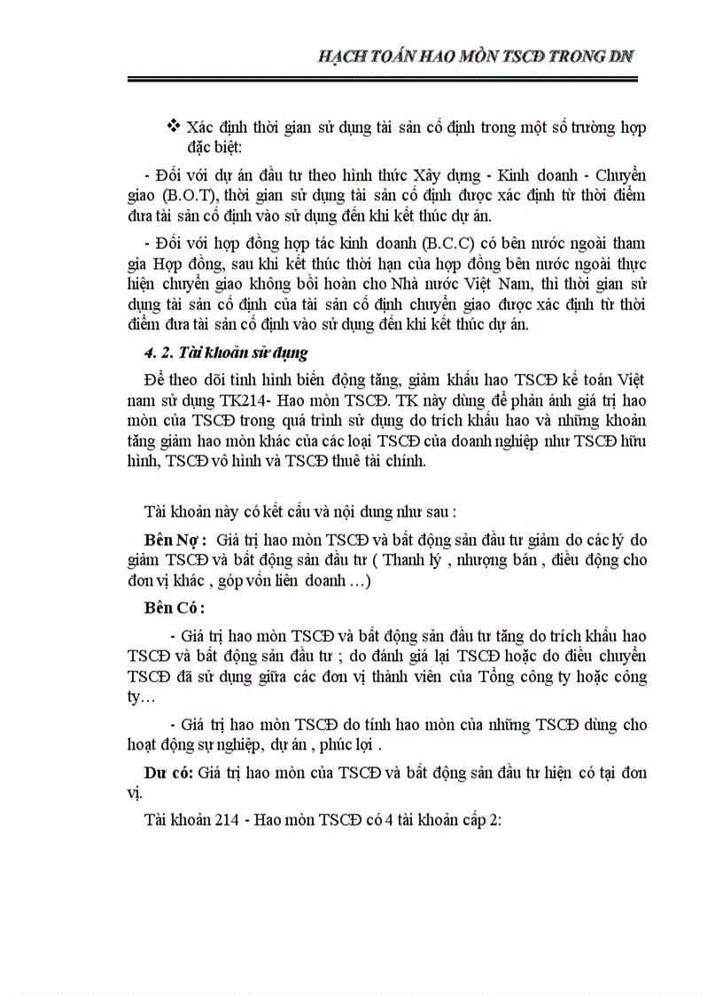 image for page Hạch toán hao mòn TSCđ trong dn 1