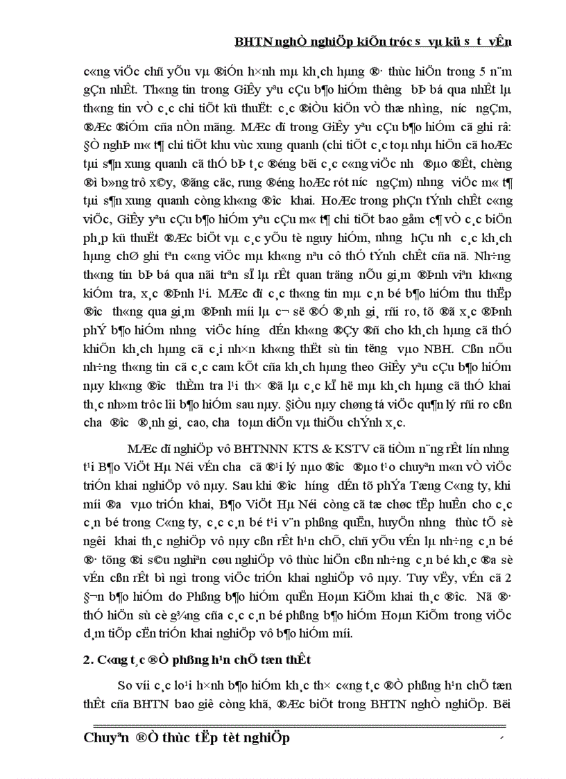 image for page Bảo hiểm trách nhiệm nghề nghiệp cho kiến trúc sư và kỹ sư tư vấn tại Công ty Bảo hiểm Hà Nội Thực trạng và giải pháp 1