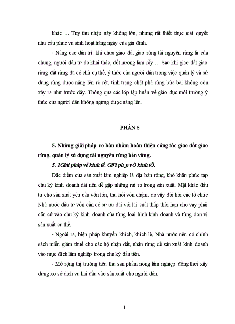 image for page Tác động bước đầu của công tác giao đất lâm nghiệp đến phát triển tài nguyên rừng và kinh tế xã hội