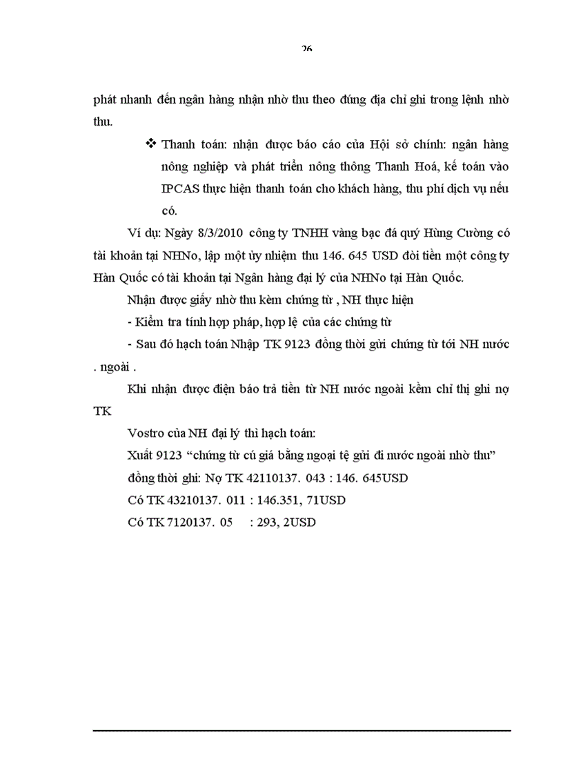 image for page Giải pháp nhằm nâng cao hiệu quả của hoạt động thanh toán quốc tế tại ngân hàng nông nghiệp và phát triển nông thôn tỉnh Thanh Hoá chi nhánh Nông Cống
