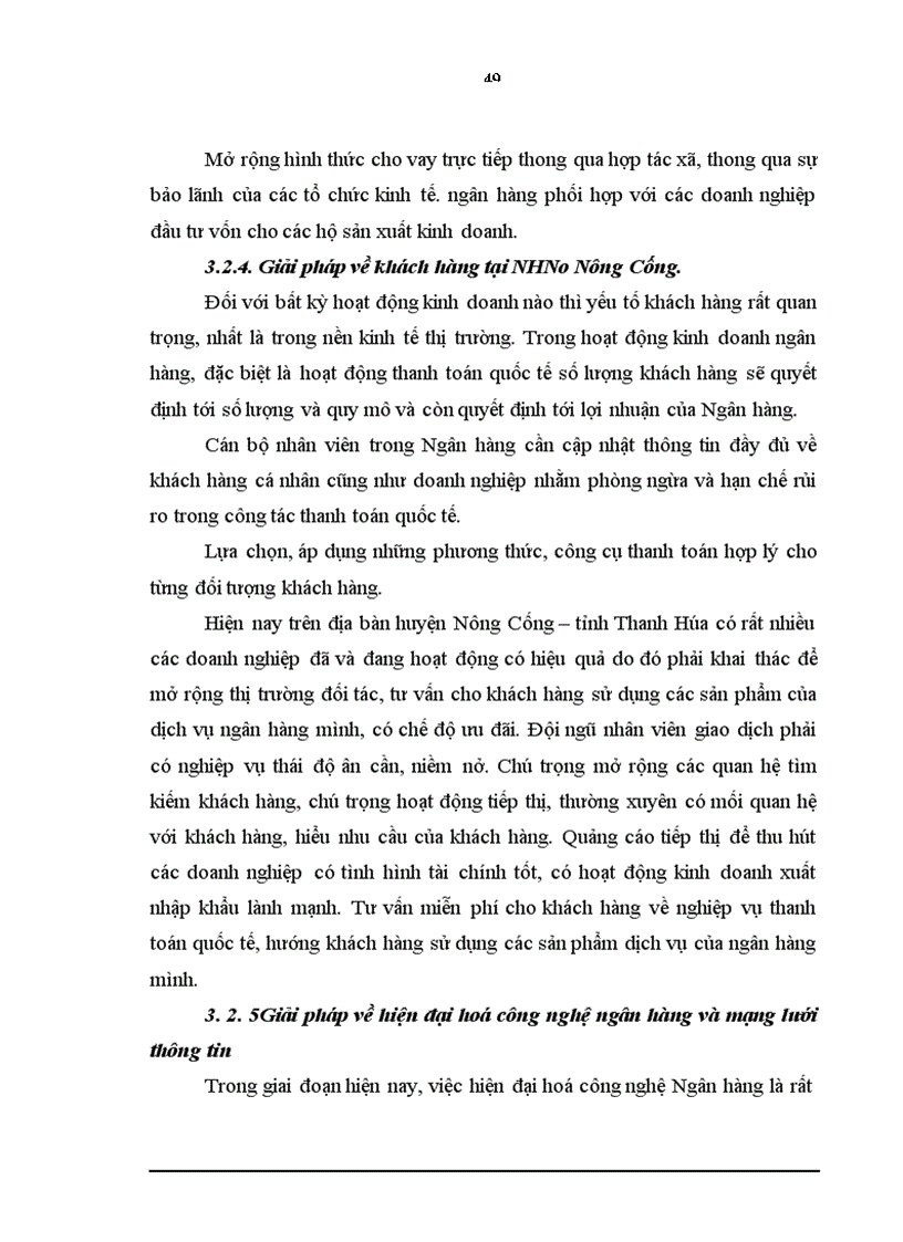 image for page Giải pháp nhằm nâng cao hiệu quả của hoạt động thanh toán quốc tế tại ngân hàng nông nghiệp và phát triển nông thôn tỉnh Thanh Hoá chi nhánh Nông Cống