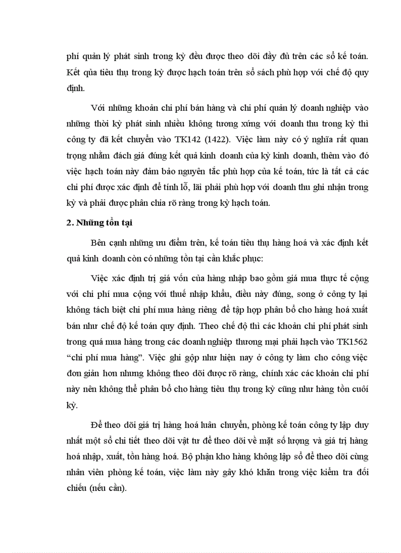 image for page Hoàn thiện hạch toán tiêu thụ hàng hoá và xác định kết quả tiêu thụ tại Công ty Thương mại Lâm sản Hà Nội 1