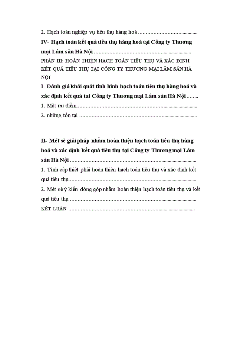 image for page Hoàn thiện hạch toán tiêu thụ hàng hoá và xác định kết quả tiêu thụ tại Công ty Thương mại Lâm sản Hà Nội 1