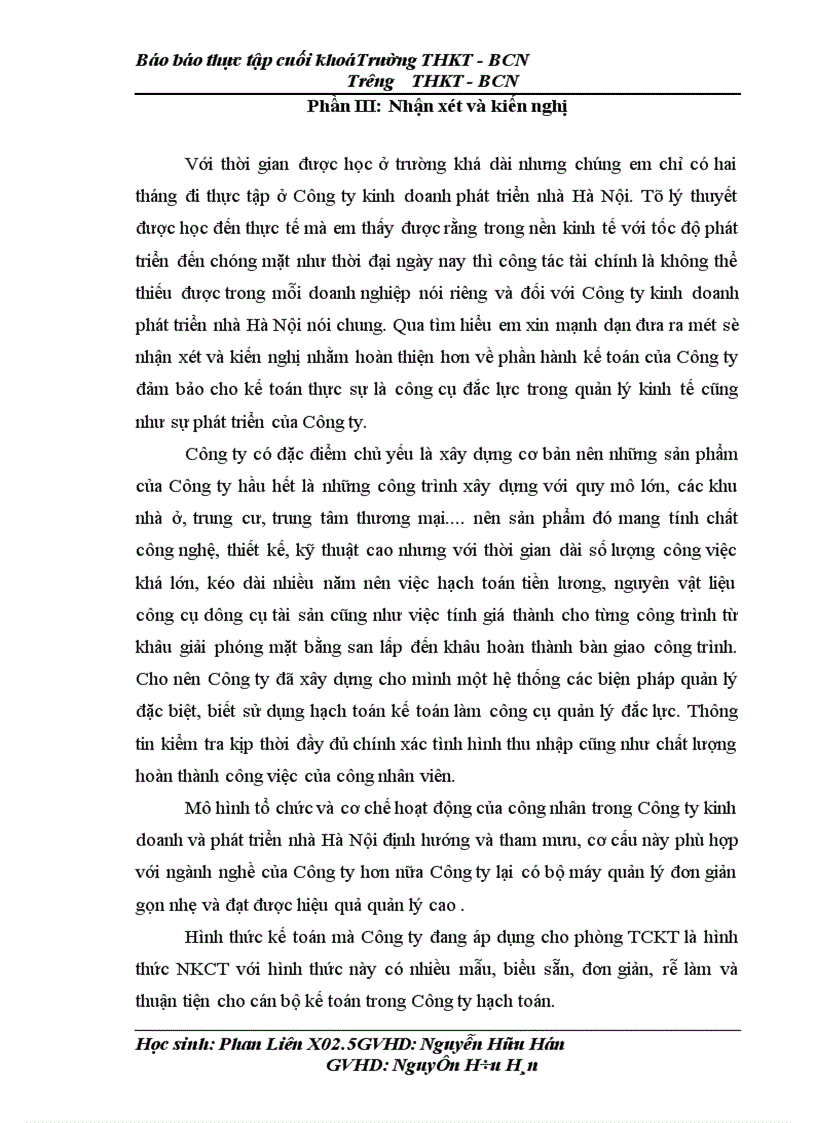 image for page Báo cáo thực tập tổng hợp của Công ty kinh doanh phát triển nhà Hà Nội