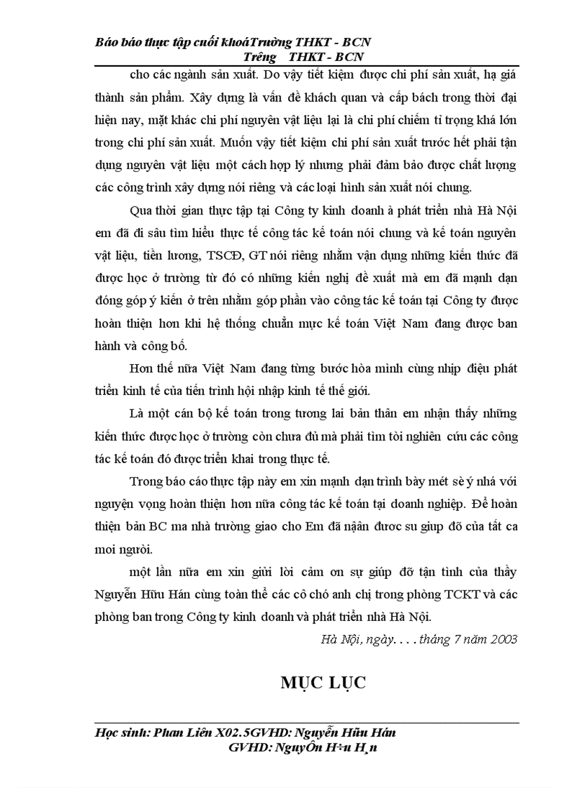 image for page Báo cáo thực tập tổng hợp của Công ty kinh doanh phát triển nhà Hà Nội