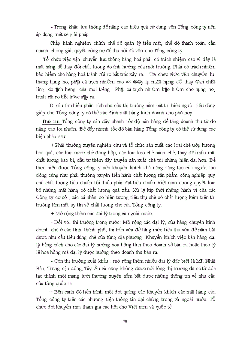 image for page Phân tích tình hình tài chính doanh nghiệp và những giải pháp chống suy thoái tại Tổng công ty chè Việt nam