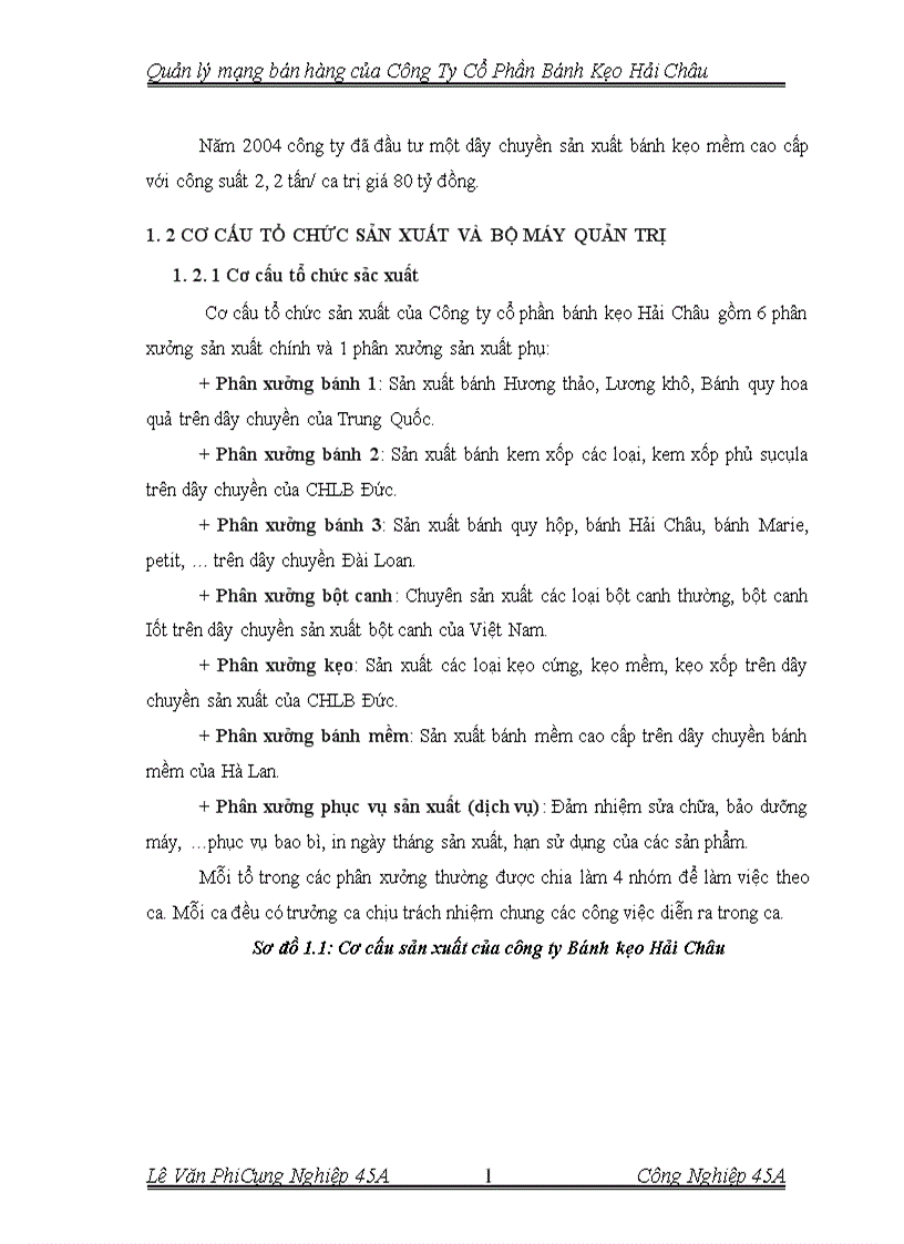 image for page Quản lý mạng bán hàng của Công Ty Cổ Phần bánh Kẹo Hải Châu