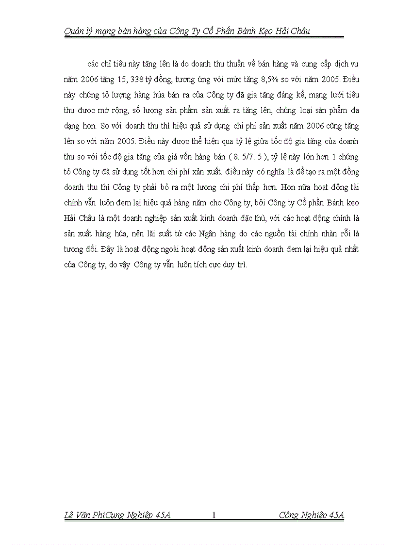 image for page Quản lý mạng bán hàng của Công Ty Cổ Phần bánh Kẹo Hải Châu