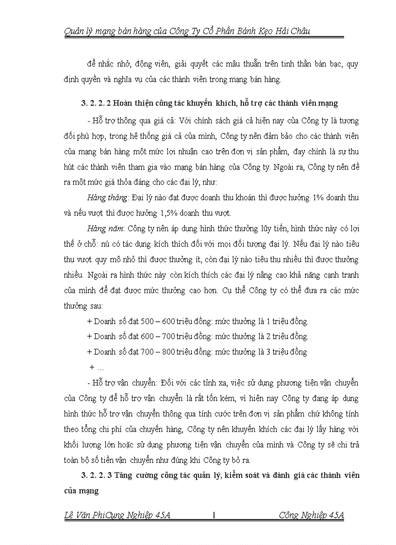 image for page Quản lý mạng bán hàng của Công Ty Cổ Phần bánh Kẹo Hải Châu