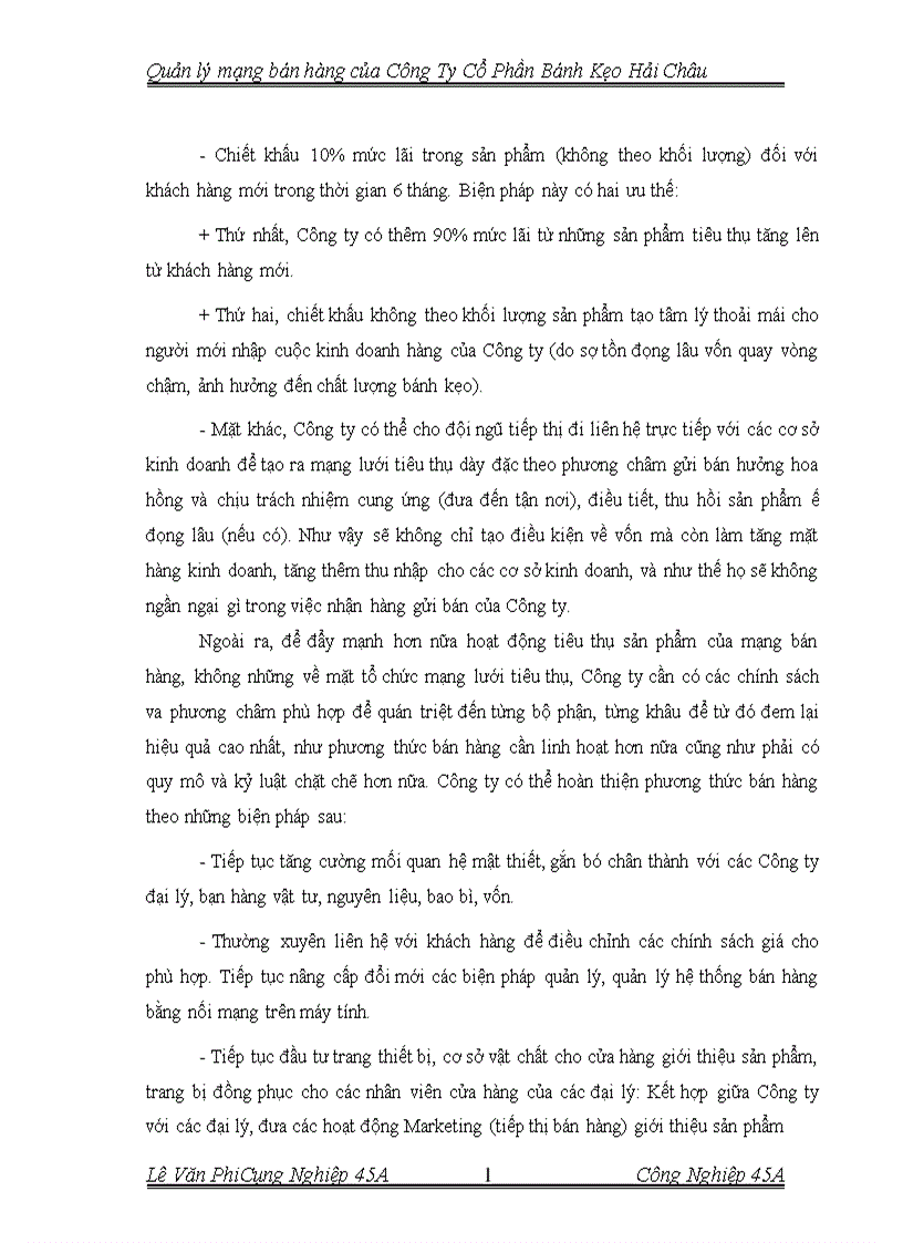 image for page Quản lý mạng bán hàng của Công Ty Cổ Phần bánh Kẹo Hải Châu