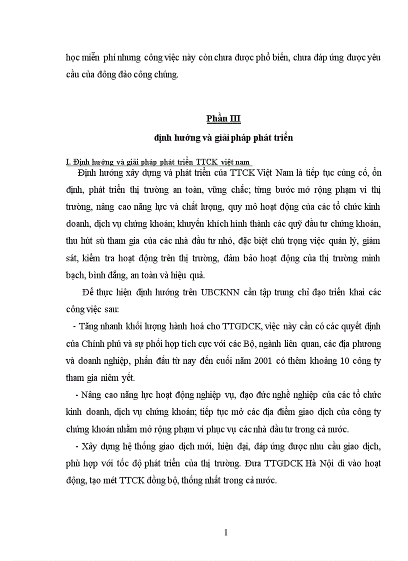 image for page Định hướng và giải pháp phát triển TTCK ở Việt Nam