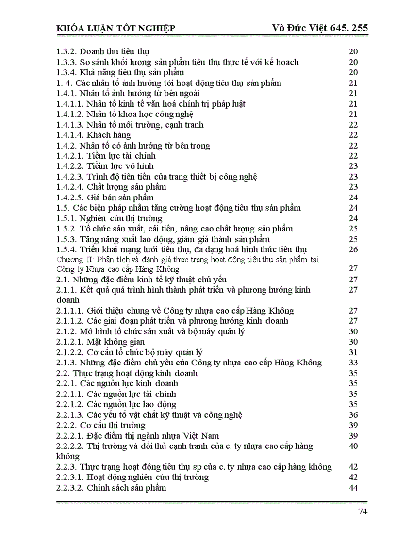 image for page Một số giải pháp nhằm tăng cường hoạt động tiêu thụ sản phẩm tại Công ty nhựa cao cấp Hàng không