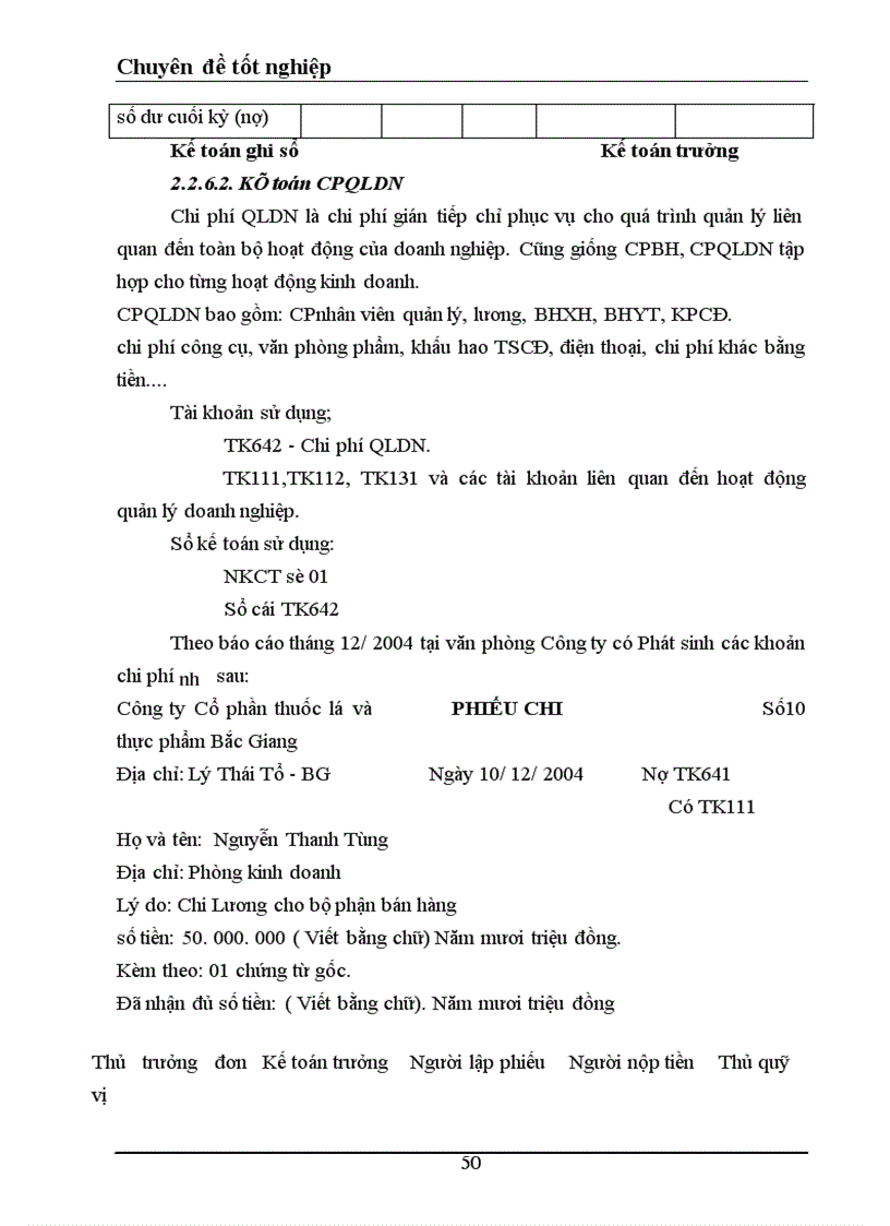 image for page Tổ chức kế toán bán hàng và xác định kết quả bán hàng ở công ty cổ phần thuốc lá và chế biến thực phẩm Bắc Giang 1