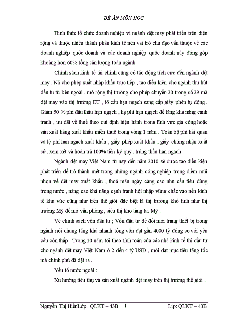 image for page Giải pháp nâng cao khả năng cạnh tranh của ngành dệt may Việt Nam trên thị trường quốc tế