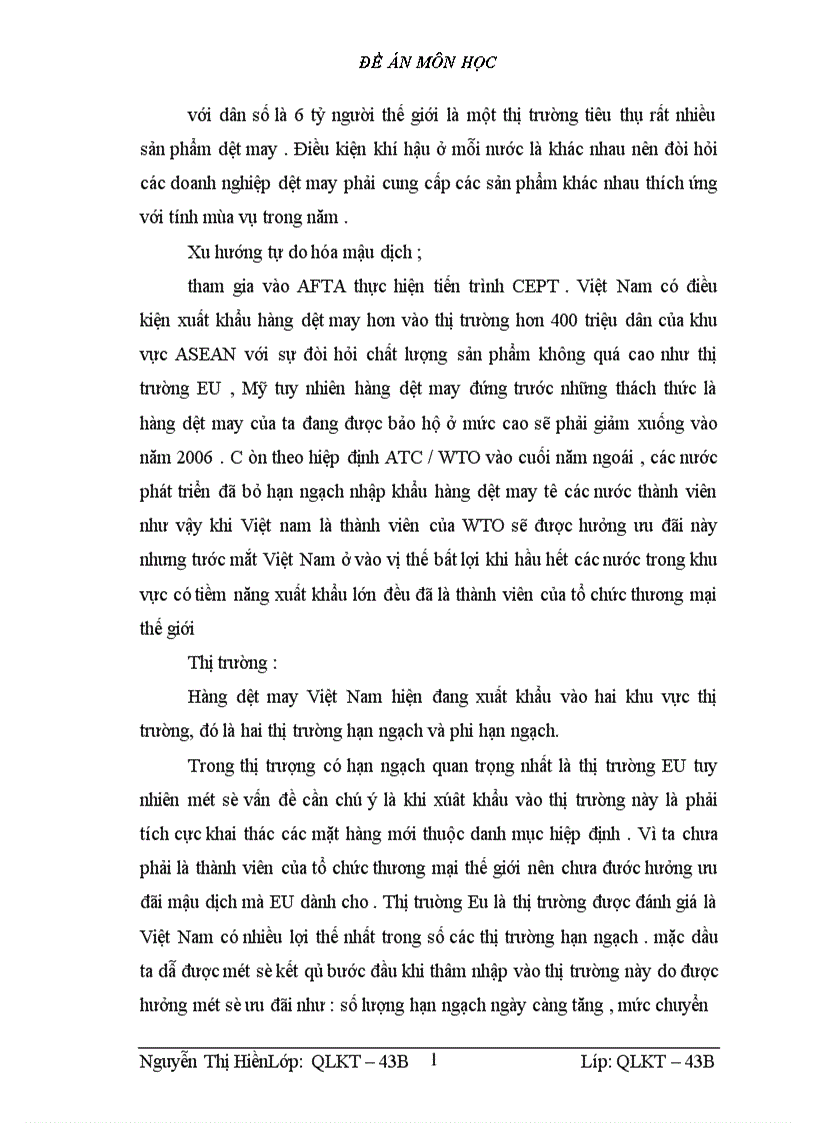 image for page Giải pháp nâng cao khả năng cạnh tranh của ngành dệt may Việt Nam trên thị trường quốc tế