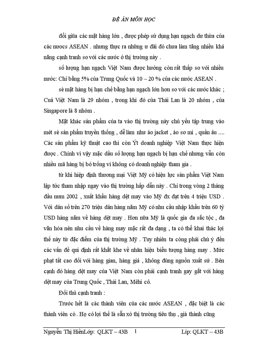 image for page Giải pháp nâng cao khả năng cạnh tranh của ngành dệt may Việt Nam trên thị trường quốc tế
