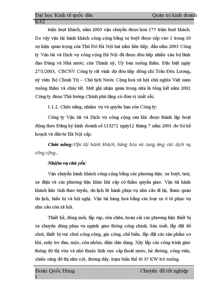 image for page Nâng cao chất lượng vận chuyển hành khách của Công ty Vận tải và Dịch vụ công cộng Hà Nội