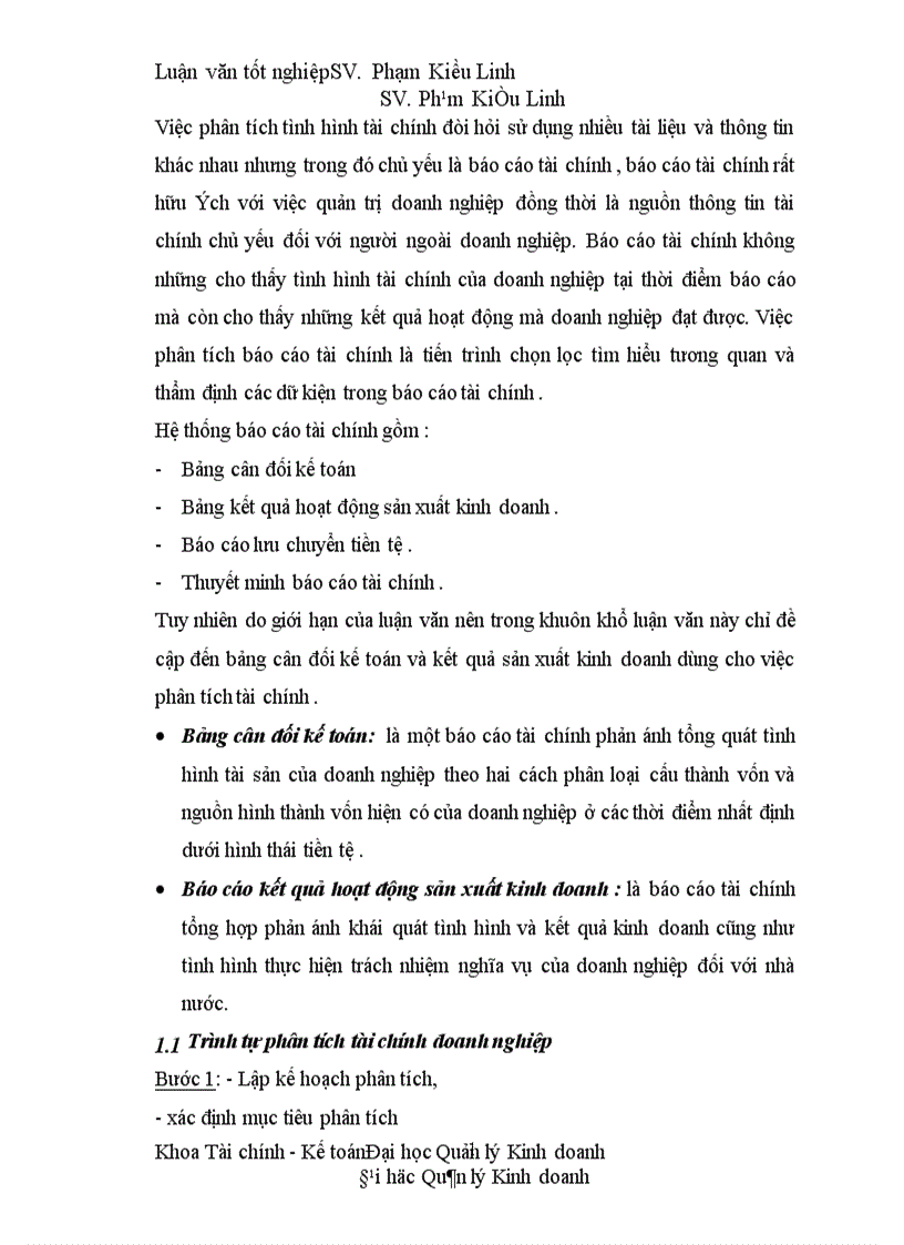 image for page bảng cân đối kế toán và kết quả sản xuất kinh doanh dùng cho việc phân tích tài chính 1