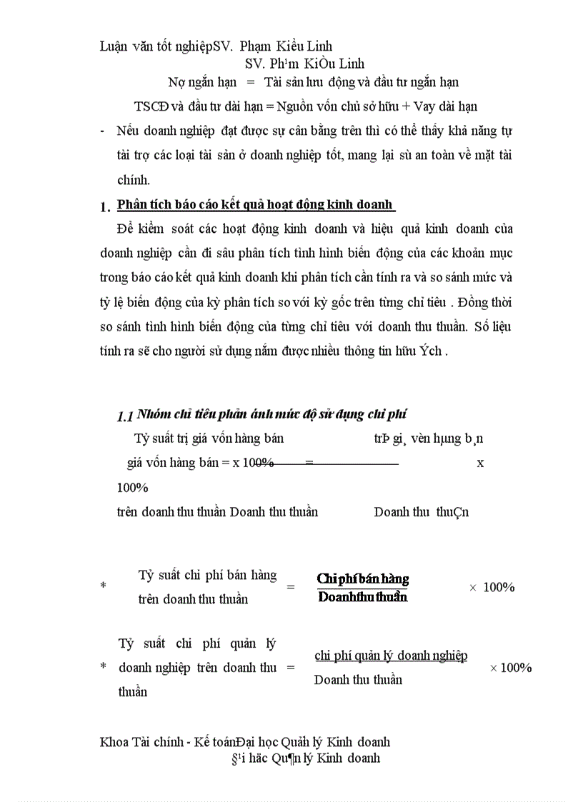 image for page bảng cân đối kế toán và kết quả sản xuất kinh doanh dùng cho việc phân tích tài chính 1