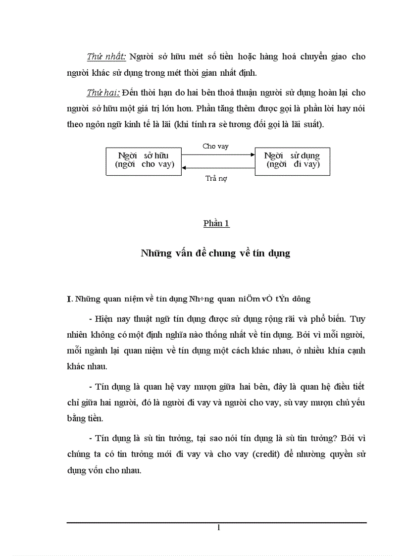 image for page Tín dụng và các hình thức tín dụng trong nền kinh tế thị trường 1