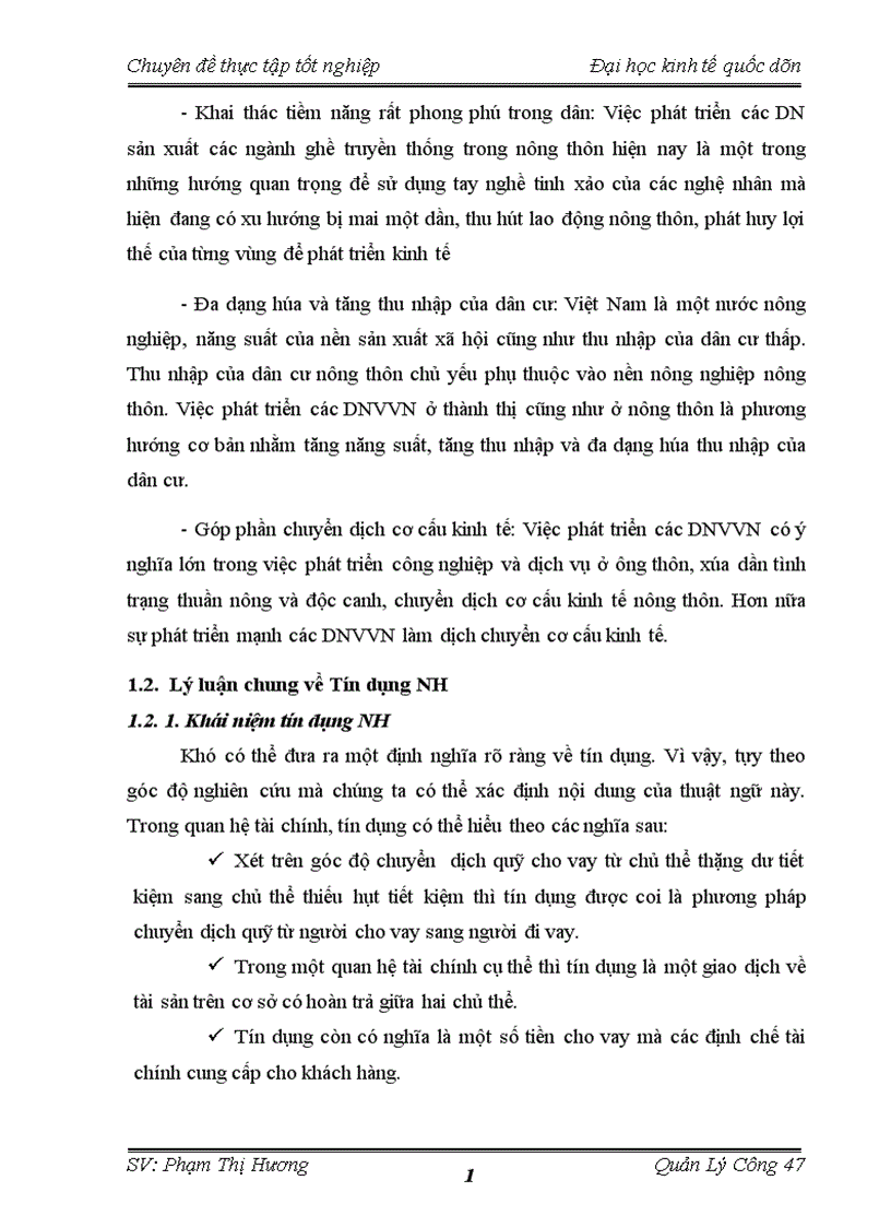image for page Quản lý hoạt động tín dụng đối với DNVVN tại NHĐT PT Việt Nam chi nhánh Quang Trung