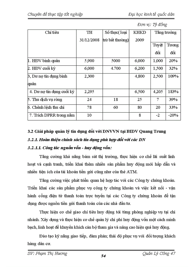 image for page Quản lý hoạt động tín dụng đối với DNVVN tại NHĐT PT Việt Nam chi nhánh Quang Trung