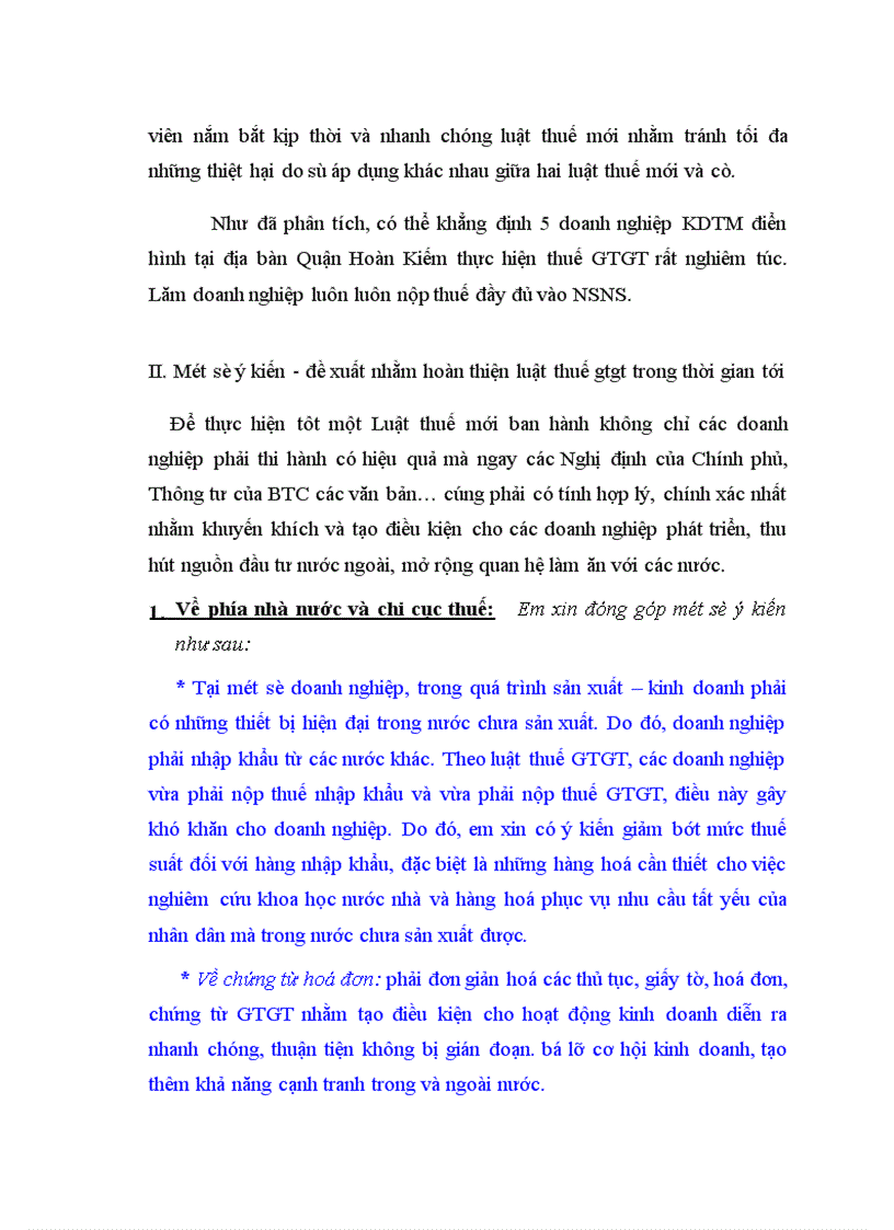 image for page Tình hình thực hiện luật thuế GTGT của một số doanh nghiệp kinh doanh thương mại trên địa bàn Quận Hoàn Kiếm Hà Nội 1