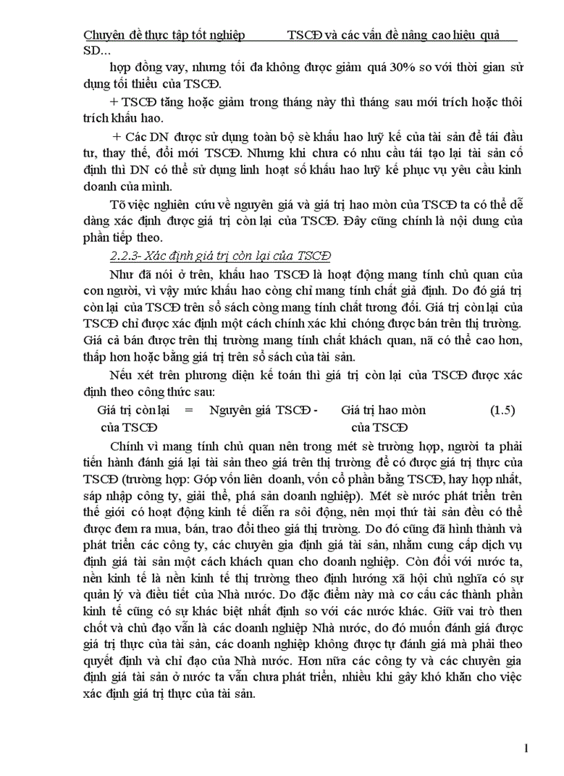 image for page Hoàn thiện công tác tổ chức hạch toán TSCĐ với những vấn đề quản lý và nâng cao hiệu quả sử dụng TSCĐ tại Xí nghiệp In I Thông