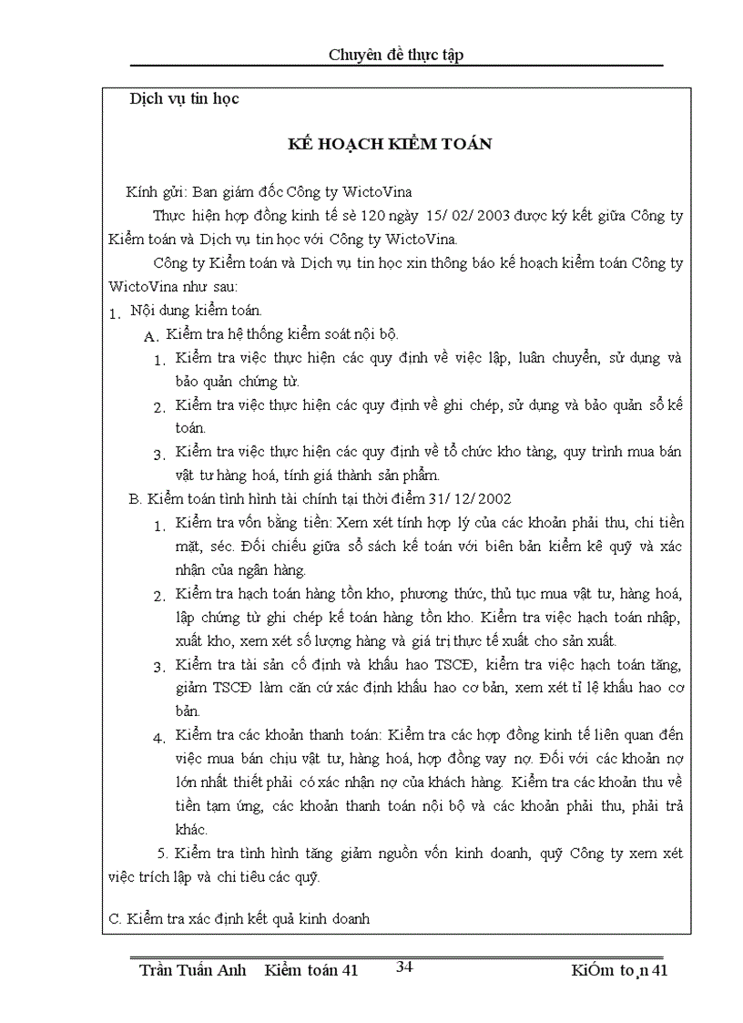 image for page Kiểm toán chu trình bán hàng thu tiền trong kiểm toán báo cáo tài chính do Công ty Kiểm toán và Dịch vụ tin học thực hiện 1