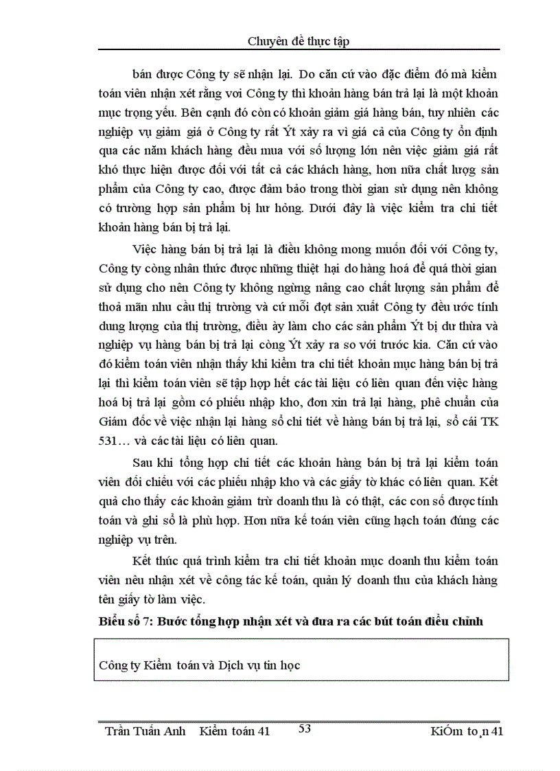 image for page Kiểm toán chu trình bán hàng thu tiền trong kiểm toán báo cáo tài chính do Công ty Kiểm toán và Dịch vụ tin học thực hiện 1